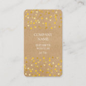 ゴールデンハート紙吹雪 名刺 (正面)