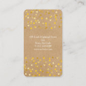 ゴールデンハート紙吹雪 名刺 (裏面)