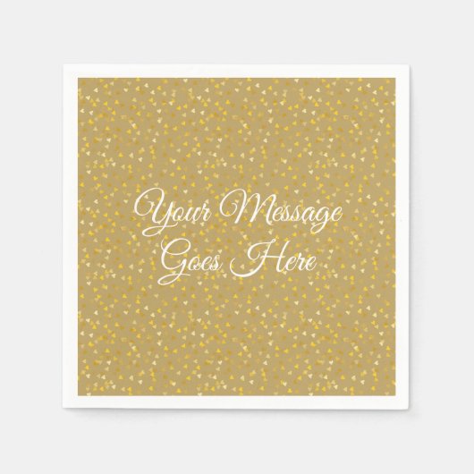 ゴールデンハート スタンダードカクテルナプキン (正面)