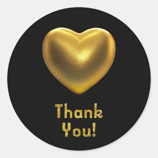 ゴールデンハート ラウンドシール (正面)