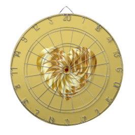 ゴールデンハート(金ゴールドの形の愛) ダーツボード