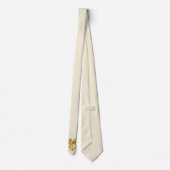 ゴールデンハート(金ゴールドの形の愛) ネクタイ (裏面)