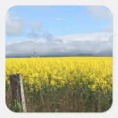 ゴールデンハーベストスクエアステッカー スクエアシール (正面)