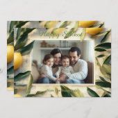 ゴールデンハーベストスクコットグリーティングカード 招待状 (正面/裏面)