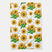 ゴールデンハーベストホワイト キッチンタオル (縦)