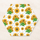 ゴールデンハーベストホワイト ペーパーコースター (正面)