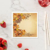 ゴールデンハーベスト財宝：リース収穫 スタンダードカクテルナプキン (インサイチュ)