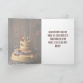 ゴールデンハーベスト セレブレーション バースデーカード サンキューカード (内部)