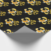 ゴールデンバタフライコイ水泳 ラッピングペーパー (角)