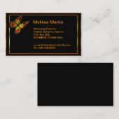 ゴールデンバタフライビジネスカード 名刺 (正面/裏面)