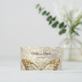 ゴールデンバタフライビジネスカード 名刺 (スタンド正面)