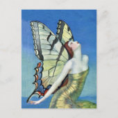 ゴールデンバタフライフェアリー葉書 ポストカード (正面)