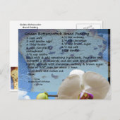 ゴールデンバタースコッチブレッドプリンレシピ ポストカード (正面/裏面)