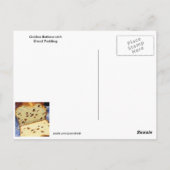 ゴールデンバタースコッチブレッドプリンレシピ ポストカード (裏面)