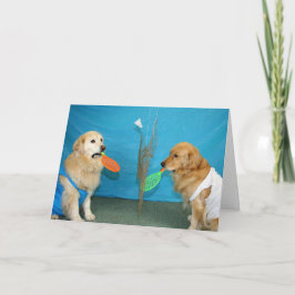 ゴールデンバドミントン誕生日 カード