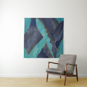 ゴールデンバナナの葉:豪華なパターン。 タペストリー (インサイチュ)