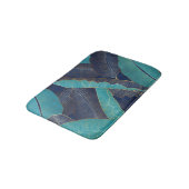 ゴールデンバナナの葉：豪華なパターン。 バスマット (アングル)