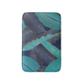 ゴールデンバナナの葉：豪華なパターン。 バスマット (正面縦)