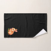 ゴールデンバニーオンブラック バスタオルセット (ハンドタオル)