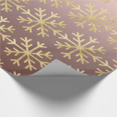 ゴールデンバラとゴールデンスノーフレークのラッピング紙 ラッピングペーパー (角)