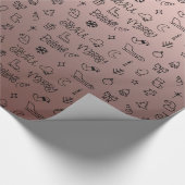 ゴールデンバラと新年のスケッチ ラッピングペーパー (角)