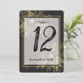 ゴールデンバラのテーブル番号 招待状 (スタンド正面)