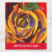 ゴールデンバラアート ワインラベル (シングルラベル)