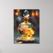 ゴールデンバラエッセンス – 発光ファンタジー香水 キャンバスプリント (正面)