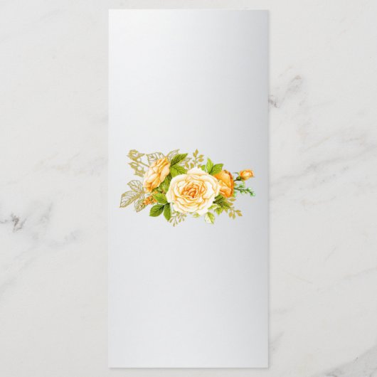 ゴールデンバラエレガンスシルバー結婚ズ メニュー (裏面)