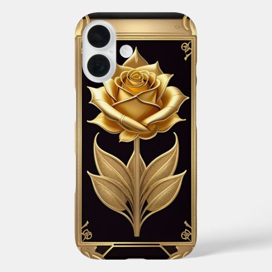 ゴールデンバラエレガント華美詳細 Case-Mate iPhoneケース (裏面)