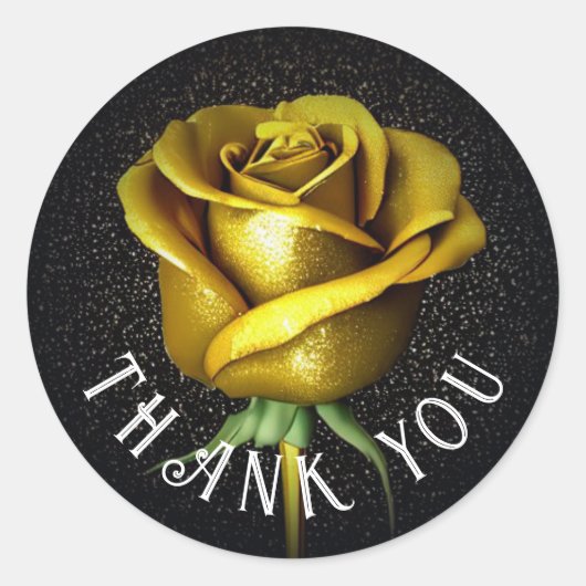 ゴールデンバラクラシックラウンドステッカー ラウンドシール (正面)