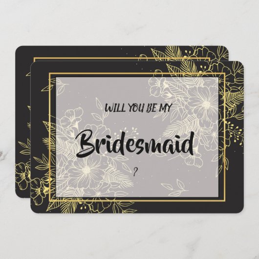 ゴールデンバラズブライド 招待状 (正面/裏面)