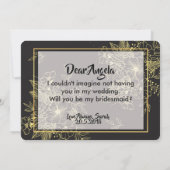 ゴールデンバラズブライド 招待状 (裏面)