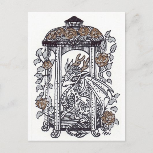ゴールデンバラドラゴンガゼボ ポストカード (正面)