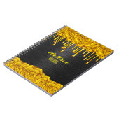 ゴールデンバラパーソナライズされたノート ノートブック (左側)