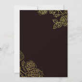 ゴールデンバラフローラ結婚式招待状 招待状 (裏面)