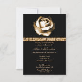 ゴールデンバラブライダルシャワー招待 招待状 (正面)