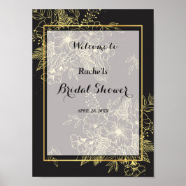 ゴールデンバラブライダルシャワー ポスター