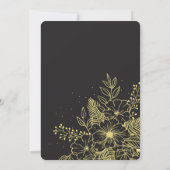 ゴールデンバラブライダルシャワー 招待状 (裏面)