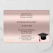 ゴールデンバラモダングラードパーティー 箔招待状 (裏面)