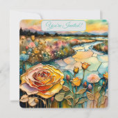 ゴールデンバラリバーバレーサンライズブライダル 招待状 (正面)