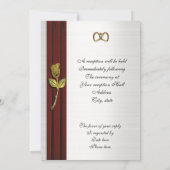 ゴールデンバラ創立50周年記念 招待状 (裏面)