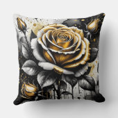 ゴールデンバラ抽象芸術 クッション (裏面)