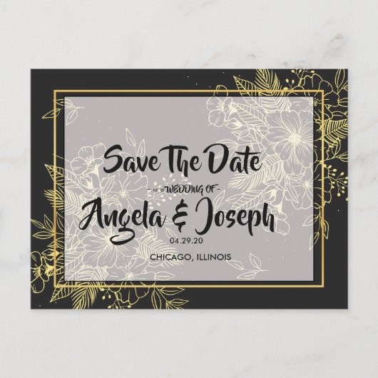 ゴールデンバラ日付の保存 案内ポストカード (正面)