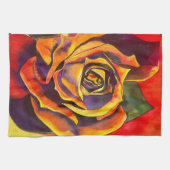 ゴールデンバラ水彩画 キッチンタオル (横)