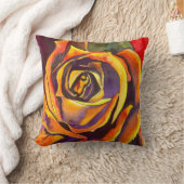 ゴールデンバラ水彩画 クッション (ブランケット)