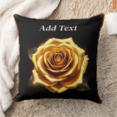 ゴールデンバラ白熱［赤熱］光を放つ縁ど クッション (ブランケット)