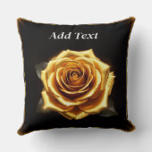 ゴールデンバラ白熱［赤熱］光を放つ縁ど クッション (裏面)