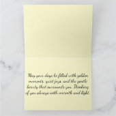 ゴールデンバラ素朴オンストーンコテージウォール カード (内部)