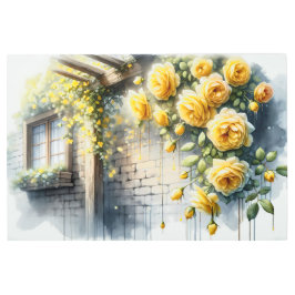 ゴールデンバラ素朴オンストーンコテージウォール メタルプリント